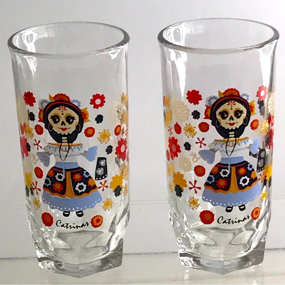 Doña Maria de Mexico Limited Edition Mexican Catrinas Day Of The Dead Set of 2